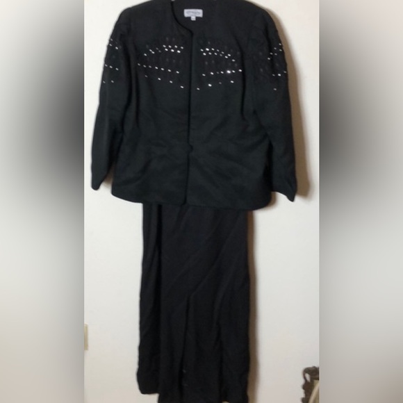 Katherine Lindsay by Matthew-rhinestone jacket & long dress 20-super ele… - Picture 1 of 9